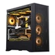 Корпус SAMA Zhuque 5 Air Black Desktop ATX с передней сетчатой вентиляцией, 12 местами для вентиляторов, поддержкой водяного охлаждения 360 мм, зазором для видеокарты 430 мм, резервированием порта Type-C. - изображение 6