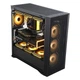 Корпус SAMA Zhuque 5 Air Black Desktop ATX с передней сетчатой вентиляцией, 12 местами для вентиляторов, поддержкой водяного охлаждения 360 мм, зазором для видеокарты 430 мм, резервированием порта Type-C. - изображение 8