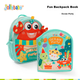 Jollybaby Книга для раннього навчання з м'якої тканини, стійка до розривів, тиха книжка Монтессорі, іграшка для 1-річної дитини, подарунок - Вечірка в океані - изображение 8