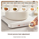 Індукційна плита Midea Household, керамічна варильна поверхня, батарейна плита, висока потужність 2200 Вт, інтенсивне нагрівання, нова електромагнітна плита з інтегрованою мікрокристалічною панеллю, приготування в воку, таймер, гаряча плита MC-HGE22BF09 - изображение 9