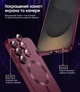 Чохол силіконовий з магнітом протиударний Case with MagSafe для Samsung Galaxy S24 FE (Samsung S24FE) wine red - изображение 3