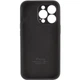 Чохол Silicone Premium case з захистом камери для iPhone 14 Pro Full Camera Protective black 9804 - изображение 2