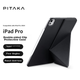 PITAKA Сумісний з Apple iPad Pro 2025 Чохол, 13-дюймовий магнітний швидкознімний двосторонній затискач для вертикального екрана з тримачем для олівців, захисний чохол-підставка преміум-класу 2024, чорний - изображение 4