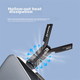 Беспроводной сетевой адаптер Newmine AX3000 WiFi6 USB для настольных компьютеров и ноутбуков, двухдиапазонный 5G WiFi приемник и передатчик, скорость 3000 Мбит/с. - изображение 12