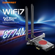 Бездротова мережева карта COMFAST WiFi 7 Gaming PCIE BE200, гігабітний дводіапазонний 5G настільний комп'ютер із вбудованим WiFi-приймачем, високошвидкісний Bluetooth 5.4 CF-BE200 MAX - изображение 4