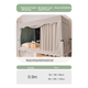 Belleace Mercury Home Textile Dormitory Student Blackout Mosquito Net Bed Curtain Upper Bunk 90*190cm - изображение 4