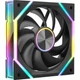 Jingpinlu Star Journey Building Blocks S2 Fan Triple Pack Black Straight Blade 12cm Infinite Дзеркало Підтримує RGB Синхронізацію ШІМ Контроль швидкості Модульний корпус Вентилятор ARGB Настільний комп'ютер Star Chain V2 - зображення 2
