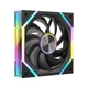 Jingpinlu Star Journey Building Blocks S2 Fan Triple Pack Black Straight Blade 12cm Infinite Дзеркало Підтримує RGB Синхронізацію ШІМ Контроль швидкості Модульний корпус Вентилятор ARGB Настільний комп'ютер Star Chain V2 - зображення 6