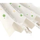 Шторка для душа Mercury Home Textiles, устойчивая к плесени, складная, с магнитной перегородкой, высококачественная водонепроницаемая, с разделением на сухую и влажную зоны, односекционная. - зображення 3