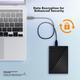 Портативний жорсткий диск Western Digital (WD), 2 ТБ, USB 3.0, My Passport Edition, 2,5 дюйма, чорний, механічний жорсткий диск, зовнішній для ноутбука, велика місткість, із шифруванням, для сімейного зберігання. - зображення 6