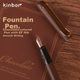 Подарунковий набір блокнотів Kinbor Chocolate Planner для дівчаток на день народження (з авторучкою, магнітом на холодильник, стікерами, листівками, конвертами) DT56033, подарунок на Новий рік та День святого Валентина - изображение 6