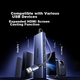 Док-станція Ugreen USB-HDMI 3.0, адаптер-перетворювач для настільних відеокарт Apple, Mac, Huawei, ноутбуків, телевізорів, дзеркального відображення екрана - изображение 6