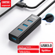 Розширювальна док-станція UNITEK USB Hub для ноутбуків та настільних комп'ютерів, високошвидкісний концентратор 3.0 з адаптером порту живлення Type-C, подовжувач 0,3 метра Y-3089T - изображение 4