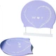 WATERTIME / Шапочка для плавання Shuichuan для жінок, захист вух, силіконова, стійка до хлору, для довгого волосся, модна великого розміру, не облягає щілини, фіолетовий колір настрою - изображение 2
