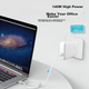 Комплект зарядных устройств Mryc для ноутбуков Apple: 140 Вт Type-C — MagSafe 3, кабель питания для MacBook Pro/Air, 2 метра USB-C. - изображение 6