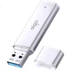 USB-флеш-накопитель Aigo 128 ГБ USB 3.2 U320 для бизнеса, серебристый металлический корпус, светодиодный индикатор. - изображение 1