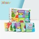 Іграшки для раннього розвитку малюків Jollybaby, тканинна книжка для немовлят, жувальний прорізувач для зубів, міцний та миється, подарункова коробка серії для скреготіння зубами - изображение 5