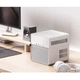 Корпус JONSBO N2 из белого алюминия для NAS-сервера (поддерживает форм-фактор ITX, расположение блока питания SFX, компоновку отсеков, 5+1 отсеков для жестких дисков, включает 12-сантиметровый вентилятор). - изображение 7