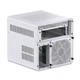 Корпус JONSBO N2 из белого алюминия для NAS-сервера (поддерживает форм-фактор ITX, расположение блока питания SFX, компоновку отсеков, 5+1 отсеков для жестких дисков, включает 12-сантиметровый вентилятор). - изображение 9