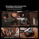 SmallRig 4566, сумісний з камерою Fuji X100VI/X100V, у форм-факторі «кроляча клітка», для бездзеркальної та дзеркальної фотографії, швидкознімна розширювальна рамка, гарячий башмак, ручка для великого пальця, аксесуари для зйомки - зображення 8