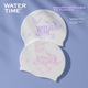 WATERTIME / Shuichuan Женская силиконовая водонепроницаемая шапочка для плавания с длинными волосами, с широкими ушами, не сдавливает, бережно относится к волосам, угольно-черная - изображение 10