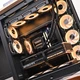 PHANTEKS D30 Building Block Version Anti-Leaf 12cm Case Water Cooling Radiator ARGB Temperature Control Fan (30mm Thick, 7 Blades High Air Pressure, Wireless Cable Connection, Single Package, Black) - зображення 9