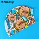 Детская плавательная шапочка ZOKE, силиконовая водонепроницаемая, не сдавливает, обеспечивает удобную защиту ушей и волос, подходит как для мальчиков, так и для девочек, артикул 625603229. - изображение 6