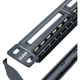 Патч-панель ZLEUE ZL-P6A 19" 3U 24 порта Cat 6 с модулями и организатором кабеля Черная - изображение 3