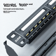 Патч-панель ZLEUE ZL-P6A 19" 3U 24 порта Cat 6 с модулями и организатором кабеля Черная - изображение 6