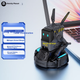 Зарядний пристрій GravaStar Dog Nitrogen 65W GaN + розетка для собаки Knight Black Set Настільна механічна розетка з трьома портами для швидкої зарядки, багатопортова, підходить для Apple, Huawei, Android, подарунок для хлопця - зображення 4