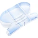 Подушка для сну Aeromax Side Sleeping Pillow, подушка у формі медузи, без тиску на обличчя, проти зморшок, проти носогубних складок, подушка з піни з ефектом пам'яті для шийного відділу хребта, захист для порожнистих очей, подушка для сну з вух - зображення 3