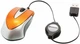 Mysz Verbatim Go Mini Optical Travel Mouse USB Orange (49023) - obraz 3