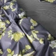 Простынь Сатин 22-1387 Gray Flowers 220*240 - изображение 2
