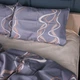 Простынь Сатин 22-1407 Wavy lines 110*160 - изображение 1