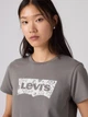 Футболка бавовняна жіноча Levi`s The Perfect Tee Juliana Bw Fill 17369-3576 L Сіра (5401235296599) - зображення 4