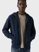 Толстовка на молнии мужская Levi`s The Original Hm Zip Up 34584-0048 M Темно-синяя (5401235147495) - изображение 1