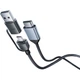 Бездротовий пристрій для дублювання екрана Llano HDMI, USB/Type C, два входи HD, інструмент для спільного використання екрана для конференцій з телефонами, планшетами, ноутбуками, телевізорами, проекторами, передавач типу "точка-до" на 50 метрів - изображение 3