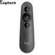 Бездротова презентація Logitech R500S, лазерна указка, ручка для перегортання сторінок PPT, бездротове подвійне підключення Bluetooth, сумісна з Mac та iOS, чорна - изображение 5