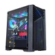 Корпус для комп'ютера Wanjia Accordion Black, малий корпус для настільного комп'ютера Matx, скляна бічна панель, підтримує водяне охолодження 240 В, організатор кабелів, USB 3.0, окремий відсік для блока живлення, пилонепроникний та легкий в очищенні - зображення 11