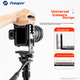 Вертикальная быстросъемная площадка Fotopro QAL-2L, штатив-стабилизатор для зеркальных фотокамер, гидравлическая шаровая головка, универсальная быстросъемная площадка для фотоаппаратов и фототехники. - изображение 6