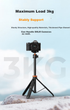 Штатив-монопод K&F CONCEPT 2 в 1 с Bluetooth пультом 158 см - изображение 2