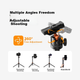 Штатив-монопод K&F CONCEPT 2 в 1 с Bluetooth пультом 158 см - изображение 6