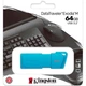 USB флеш накопитель Kingston 64GB DataTraveler Exodia M USB 3.2 Gen1 Aqua Blue (KC-U2L64-7LB) - изображение 4