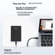 Зовнішній жорсткий диск Newsmy 1 ТБ, механічний, Xingyun Plastic Series, USB 3.0, 2,5 дюйма, зоряно-чорний, масивне сховище, резервне копіювання фото та відео, резервне копіювання офісних даних - изображение 4