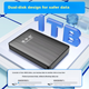 Внешний жесткий диск KINGIDISK K100 Pro, 1 ТБ, USB 3.0, 2.5 дюйма, черный - изображение 5