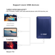 Диск жорсткий портативний KESU 500ГБ з шифруванням, USB 3.0, 2.5", синій - зображення 7