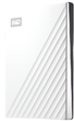 Жесткий диск Western Digital My Passport внешний 2 ТБ USB 3.0, 2.5 дюйма, с шифрованием, белый - изображение 1