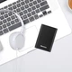 Портативний жорсткий диск Newsmy 500 ГБ, механічний, інтерфейс Type-C, серія Mingyue Fashion, USB 3.1, 2,5 дюйма, колір Obsidian Black, 118 МБ/с, високошвидкісна передача даних - изображение 6