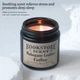 Ароматическая свеча «Bookstore Scent» Mahogany Leather Coffee черная 100 г - изображение 7