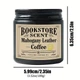 Ароматическая свеча «Bookstore Scent» Mahogany Leather Coffee черная 100 г - изображение 8